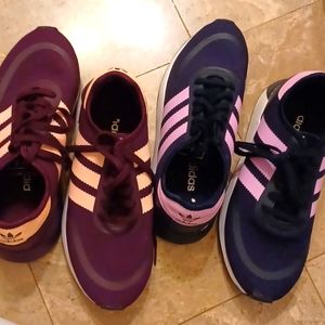NWOT  2  PAIR of ADIDAS sneakers.